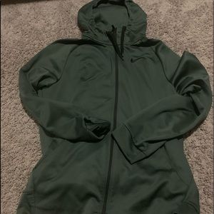 XL Army Green Nike Zip Up